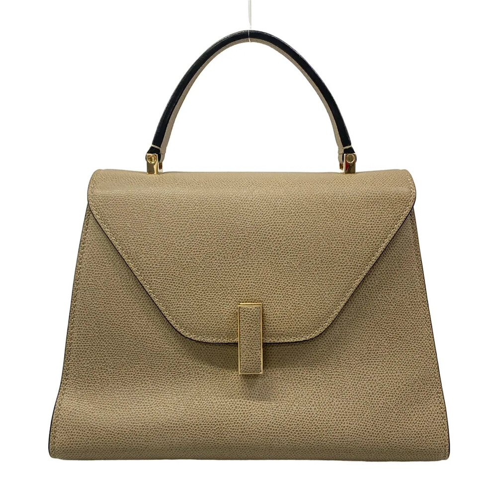 Valextra Medium Iside Gray Leather #363482V18B
